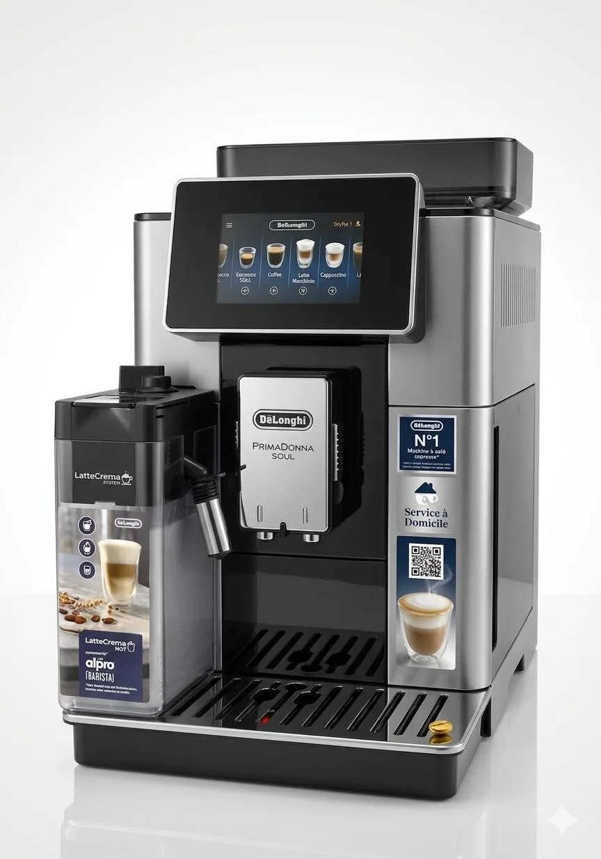 Bean Hopper Extension for DeLonghi PrimaDonna Soul, photo 6/10