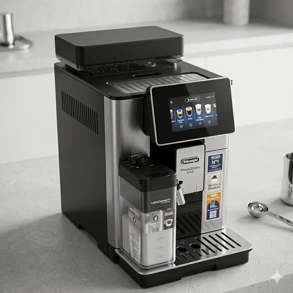 Bean Hopper Extension for DeLonghi PrimaDonna Soul, photo 8/10