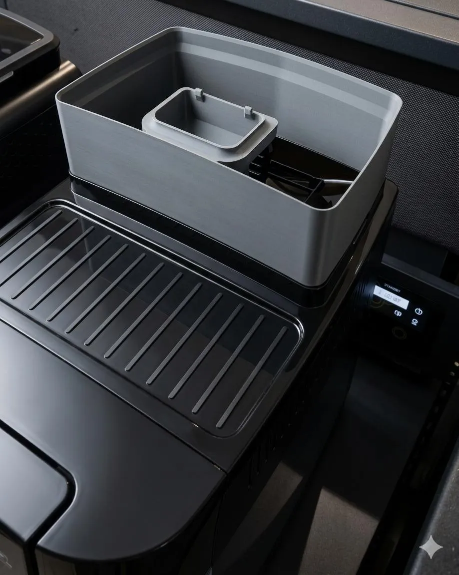 Extension de réservoir à grains DeLonghi Magnifica (bypass conservé), photo 9/10